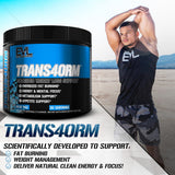 Evlution Trans4orm Fat Burner Powder 209g side view
