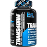 Evlution Trans4orm Fat Burner Supplement side view