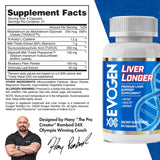 Evogen Advanced Liver Support Formula 109g back view