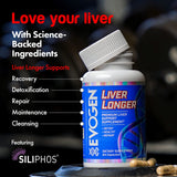 Evogen Advanced Liver Support Formula 109g opened with capsules