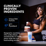Evogen Amino Acids BCAAs 501g scoop and powder