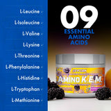Evogen Amino Acids BCAAs 608g product in use