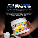 Evogen Amino Acids BCAAs 608g side view