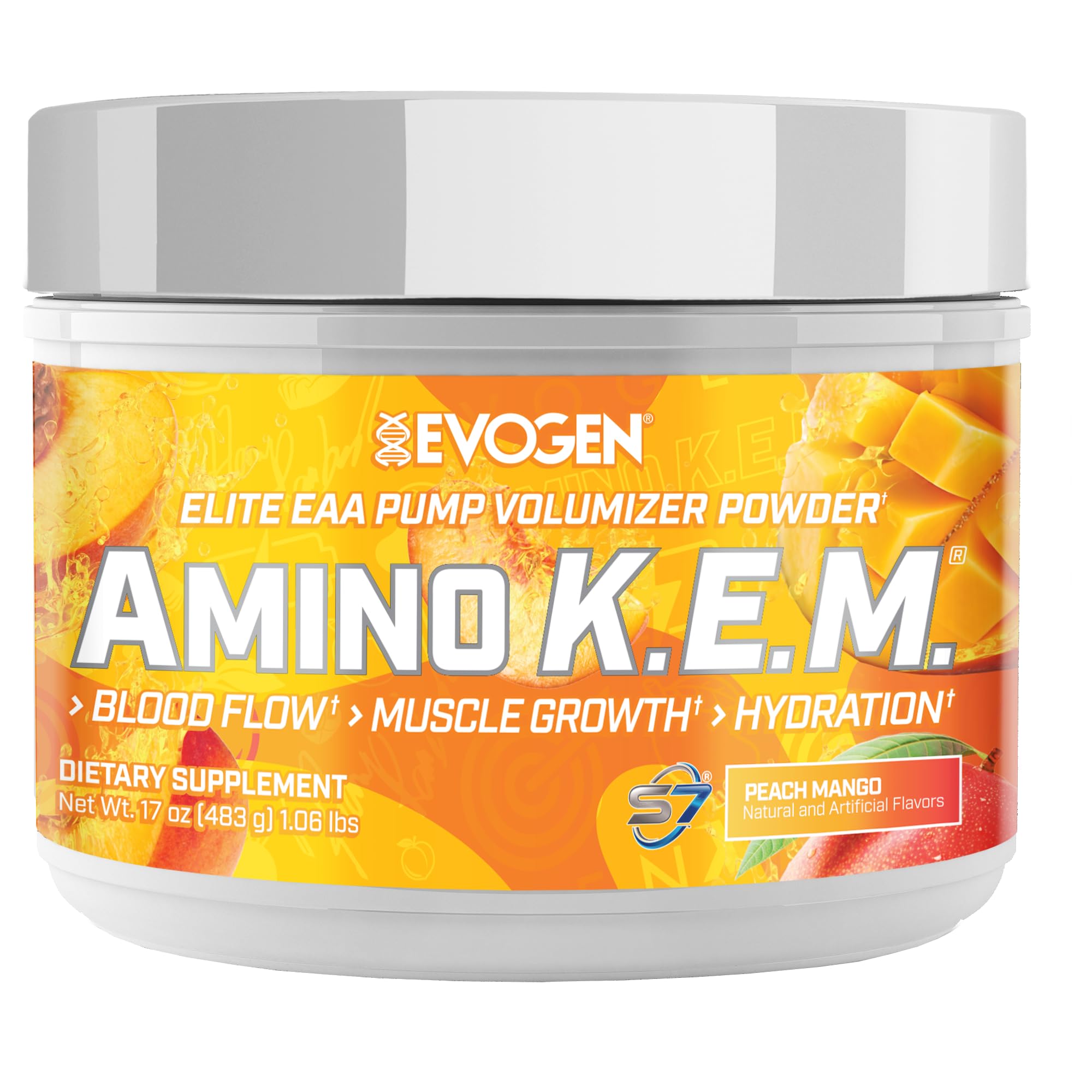 Evogen Amino K.E.M. EAA & BCAA Powder front view
