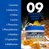 Evogen Amino K.E.M. EAA & BCAA Powder mixed in water