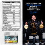 Evogen Amino K.E.M. EAA & BCAA Powder side view