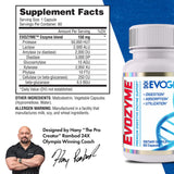Evogen Evozyme Multi-Enzyme Supplement 50g side view