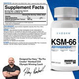 Evogen KSM-66 Ashwagandha supplement capsule close-up