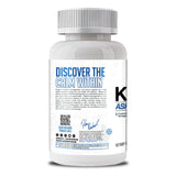 Evogen KSM-66 Ashwagandha supplement with measuring spoon