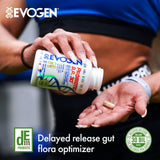 Evogen Probiotic D.R. 30 capsules in a hand