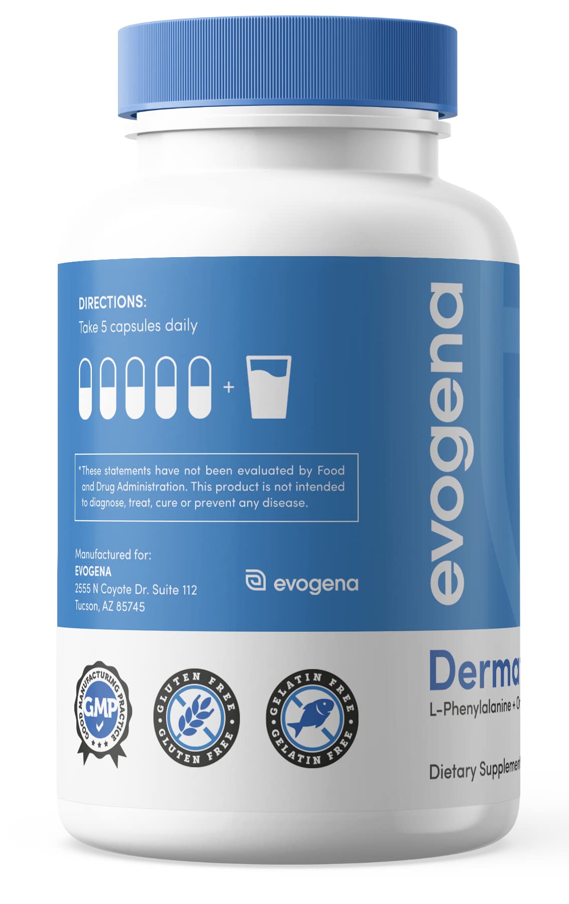 Evogena Dermatin Multivitamin Supplement ingredients list