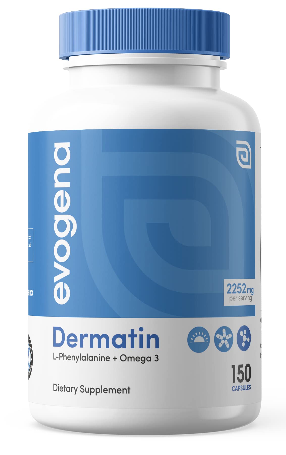 Evogena Dermatin Multivitamin Supplement on a table