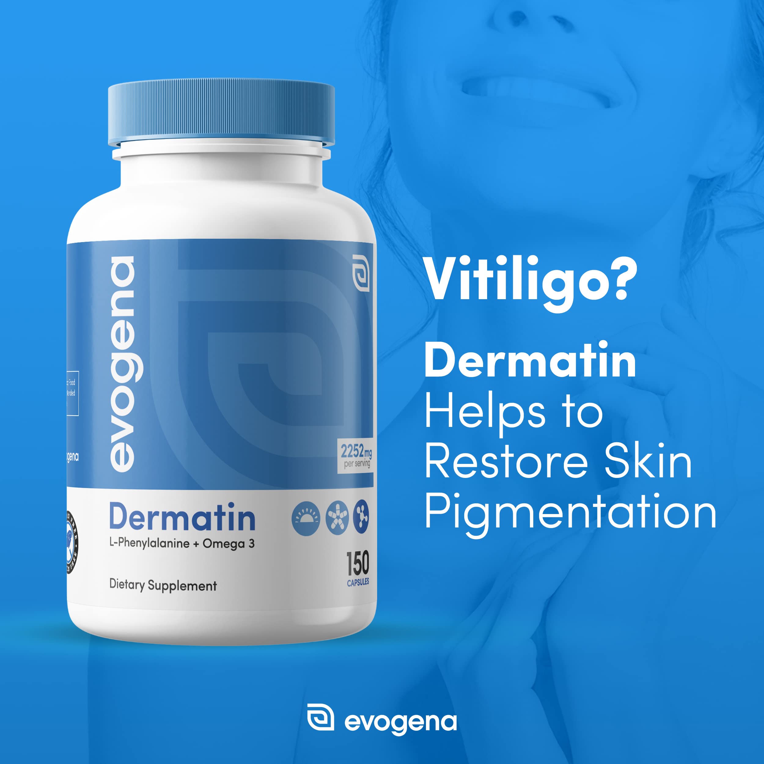 Evogena Dermatin Multivitamin Supplement with capsules