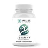 Evolved Elements JetAway natural supplement capsules front view