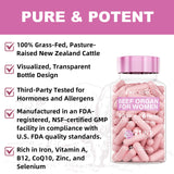 Ewecxine Beef Organ Capsules open bottle showing capsules