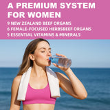 Ewecxine Beef Organ Supplement bottle with label