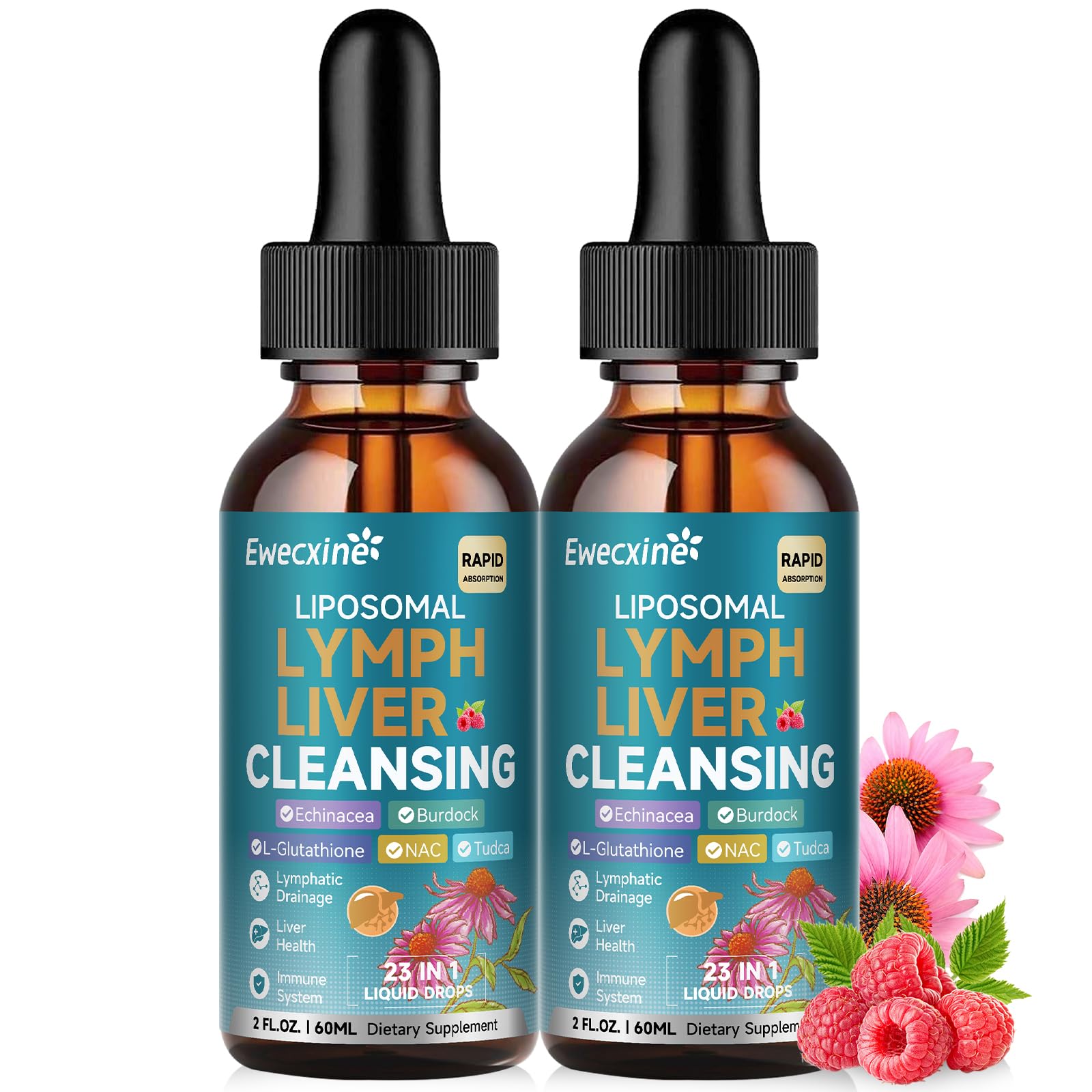 Ewecxine Echinacea 23-in-1 Liposomal Drops front view