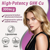 Ewecxine GHK-Cu Copper Peptide Supplement 100 capsules side view