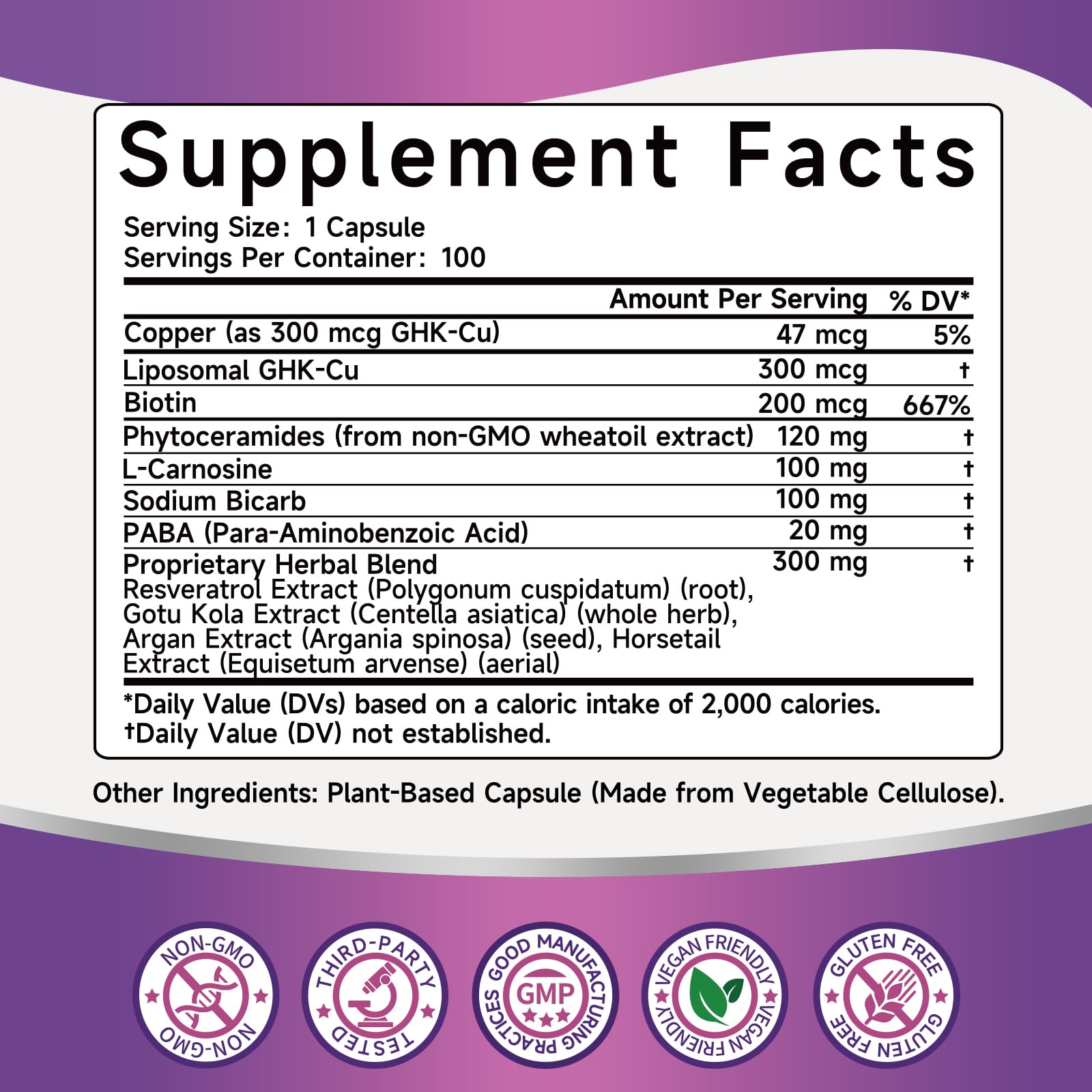 Ewecxine GHK-Cu Copper Peptide Supplement bottle with label