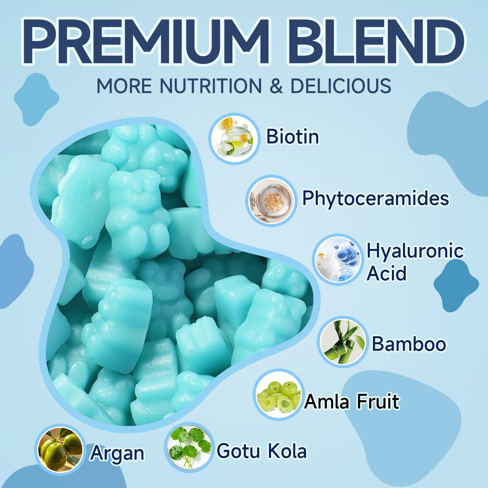 Ewecxine Gummy Vitamins side view showing gummy texture