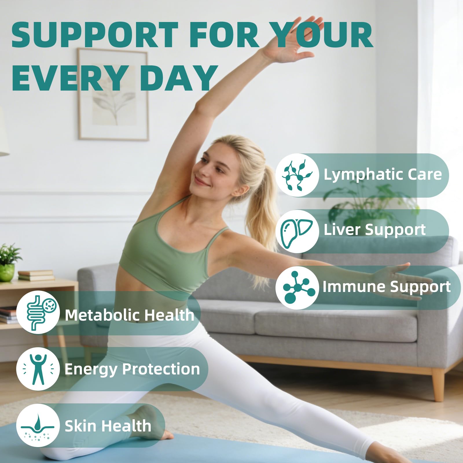 Ewecxine Liposomal Lymph & Liver Cleanse Drops with measuring dropper