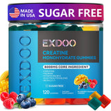 exdoo Creatine Monohydrate Gummies bottle front view