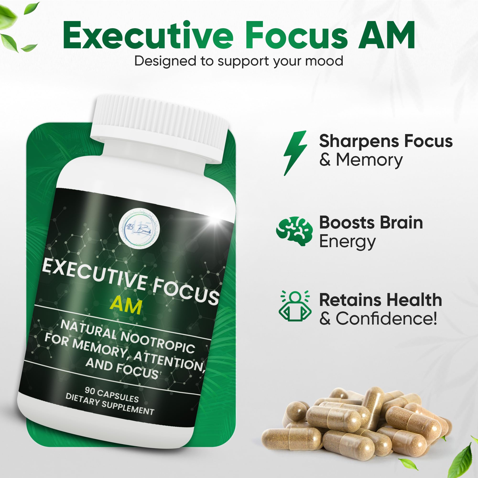 Executive Focus Nootropic Supplement ingredients list