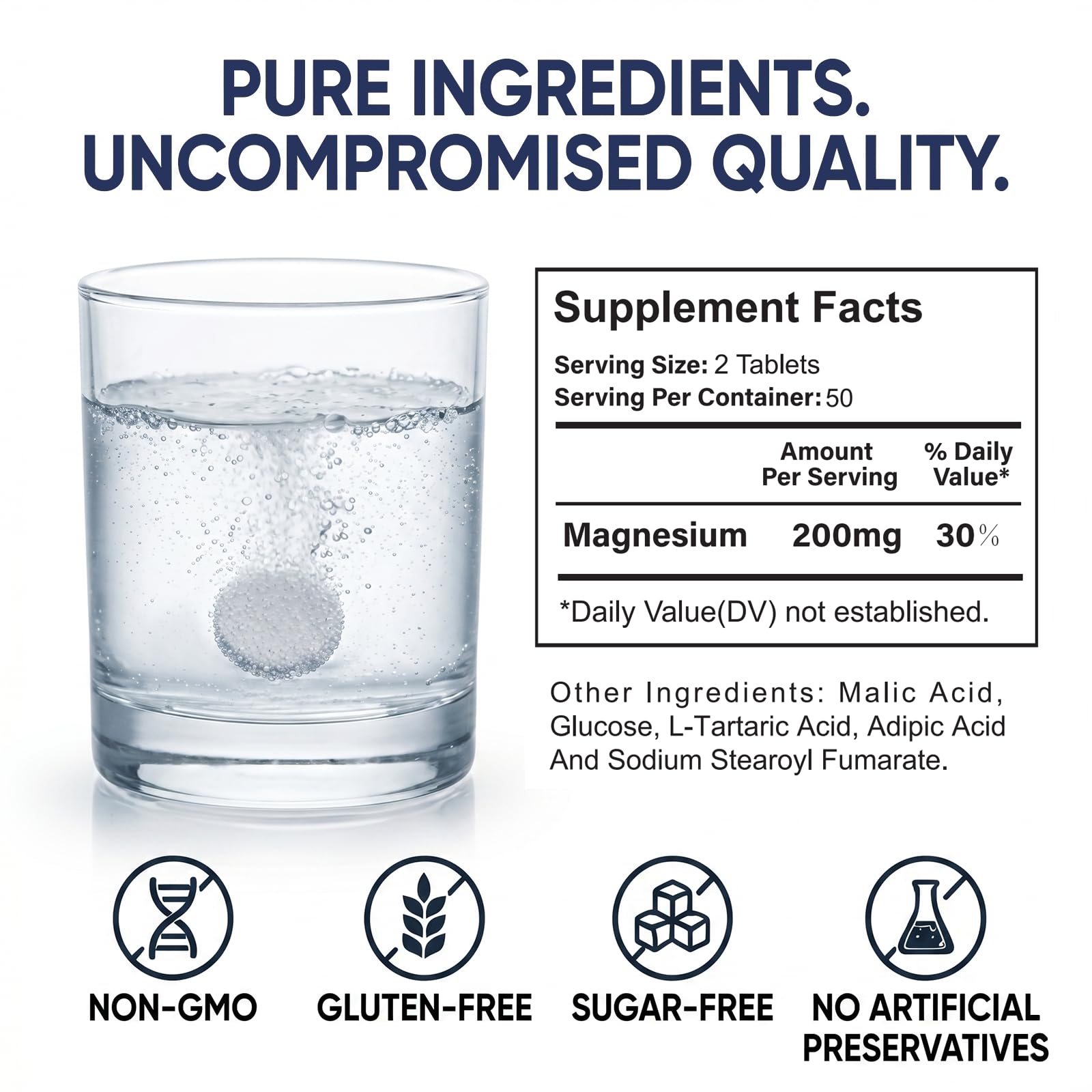 EXHERBLABS Molecular Hydrogen Tablets displayed on a kitchen counter