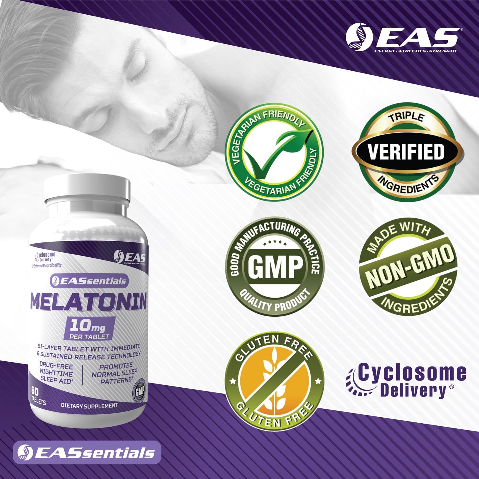 Experimental and Applied Sciences Melatonin Tablets on a table