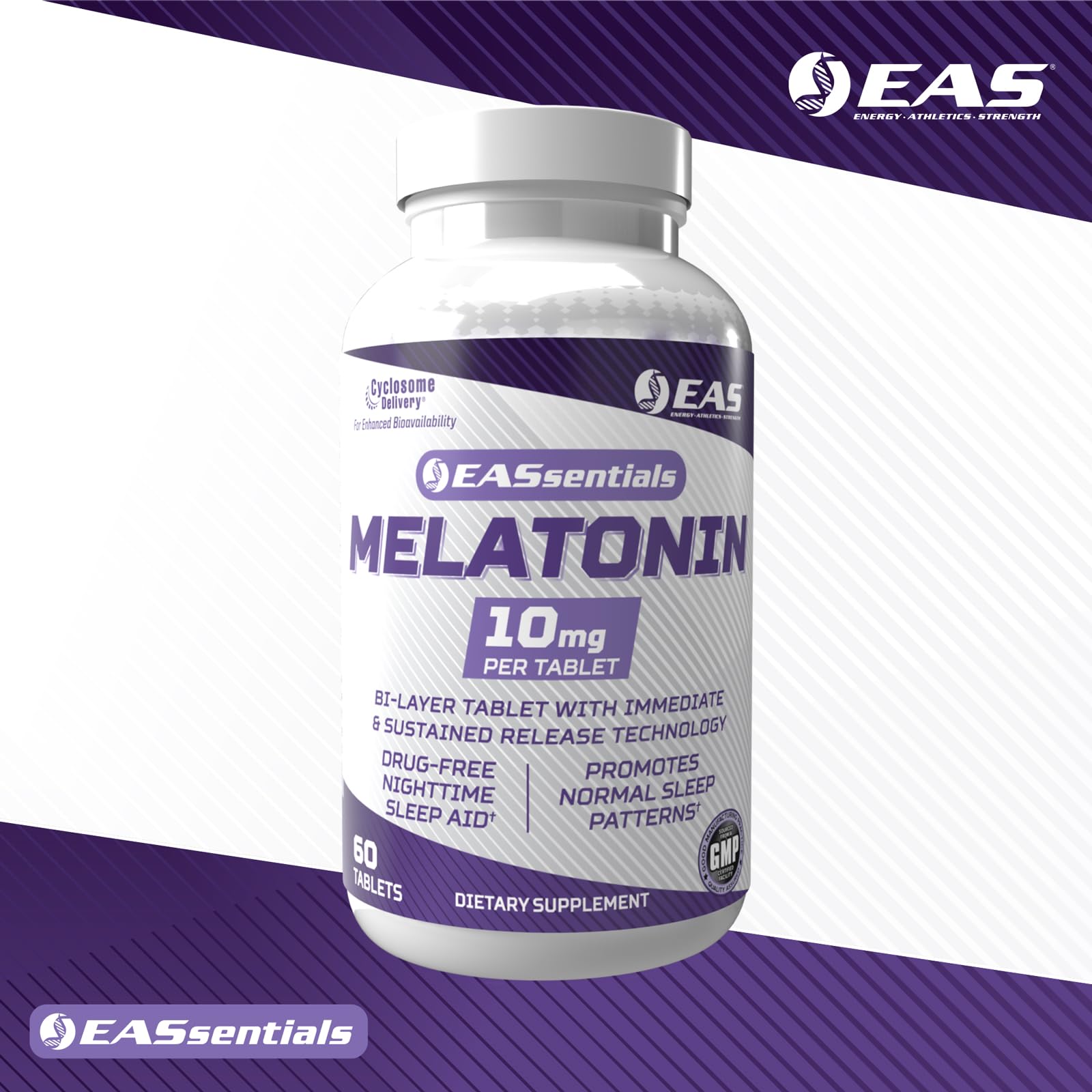 Experimental and Applied Sciences Melatonin Tablets with measuring spoon