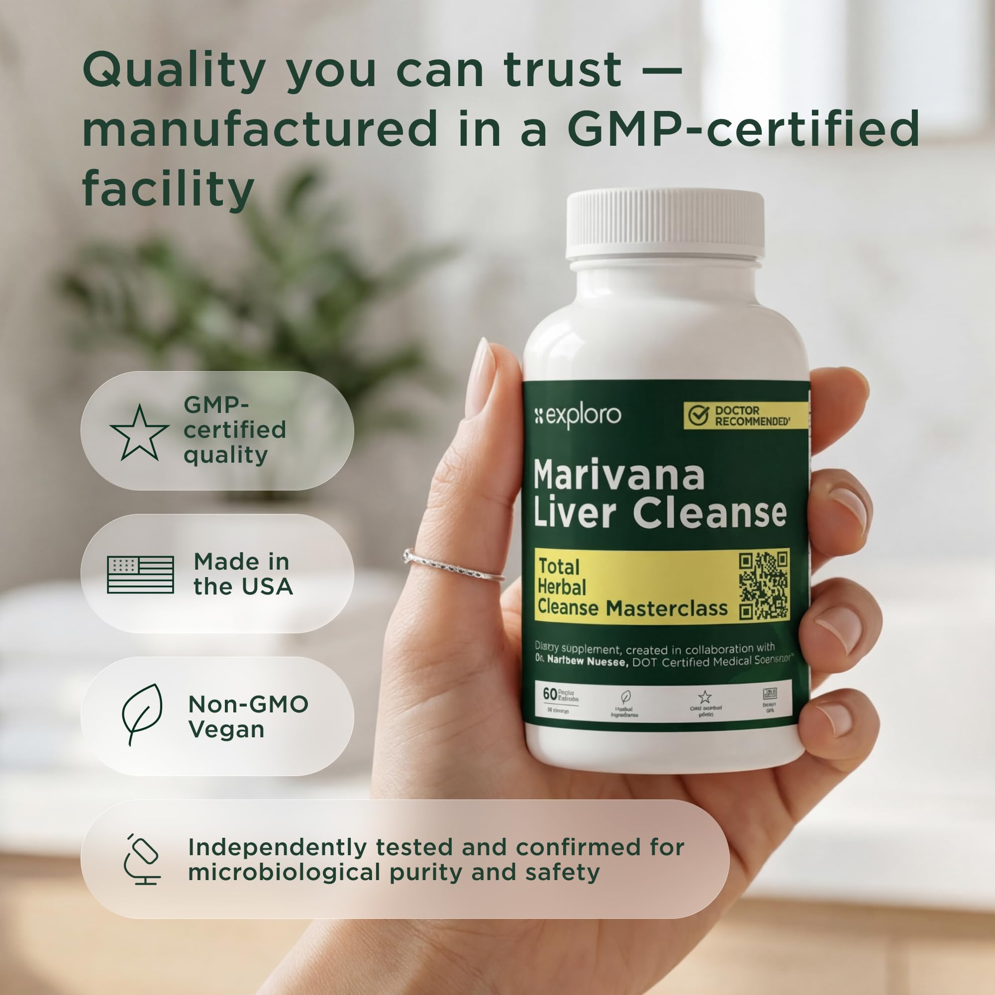 Exploro Marivana Capsules with natural ingredients