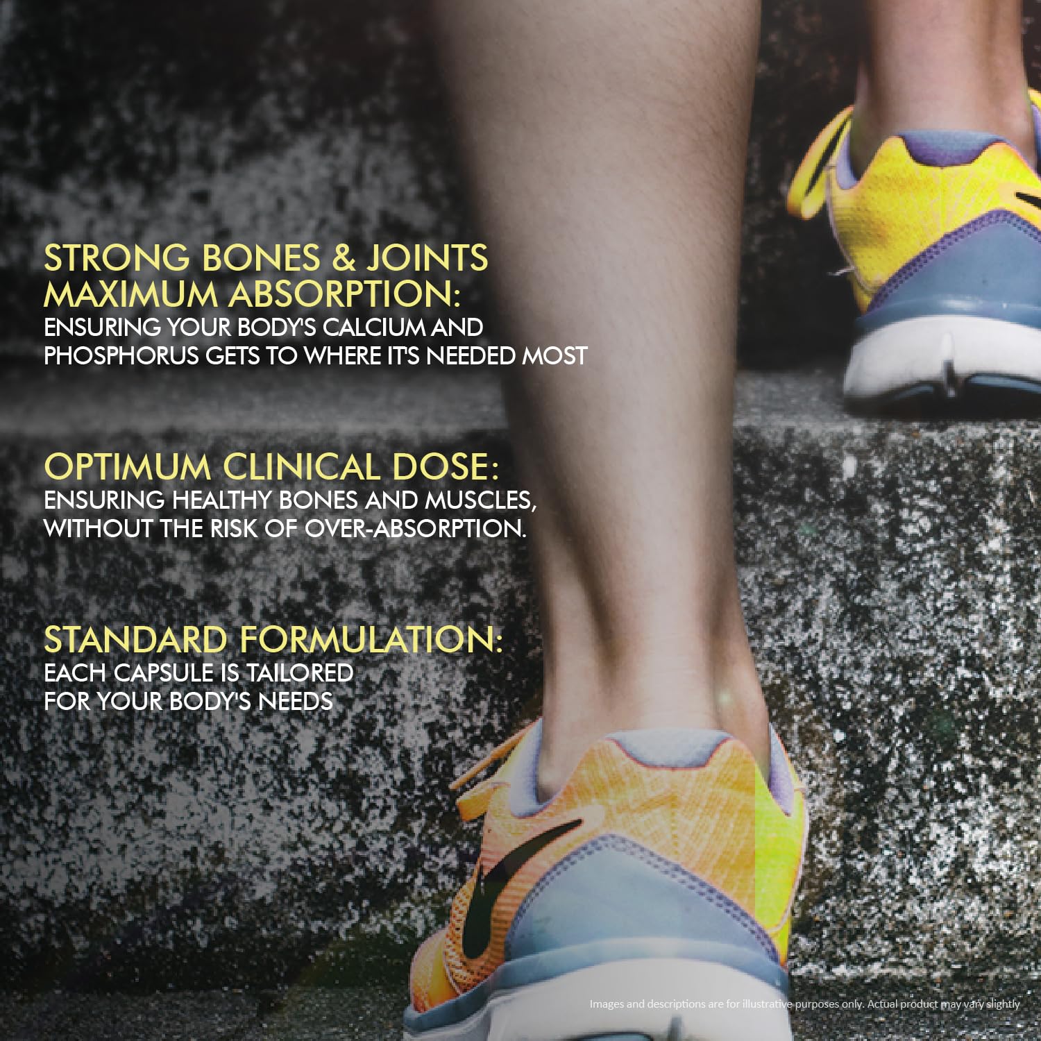 EXUVITAL D3 + K2 Capsules lifestyle scene with a glass of water