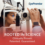 EyePromise Daily Visual Support Softgels side view in a bottle