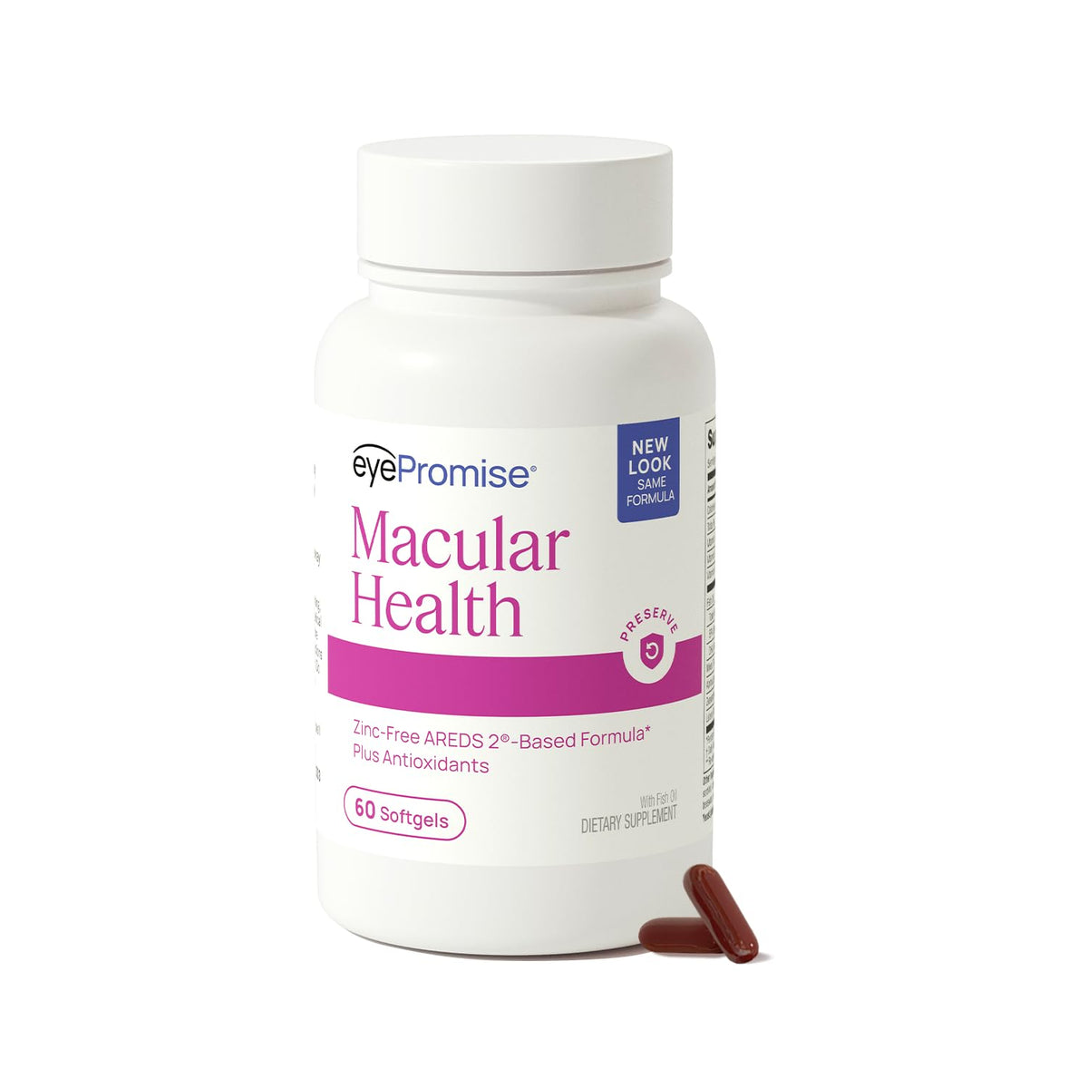 EyePromise Macular Health Supplements front view with packaging