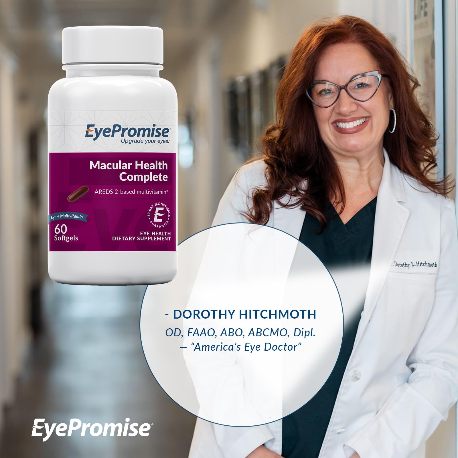 EyePromise Multi-Vitamin Plus Eye Health capsule close-up