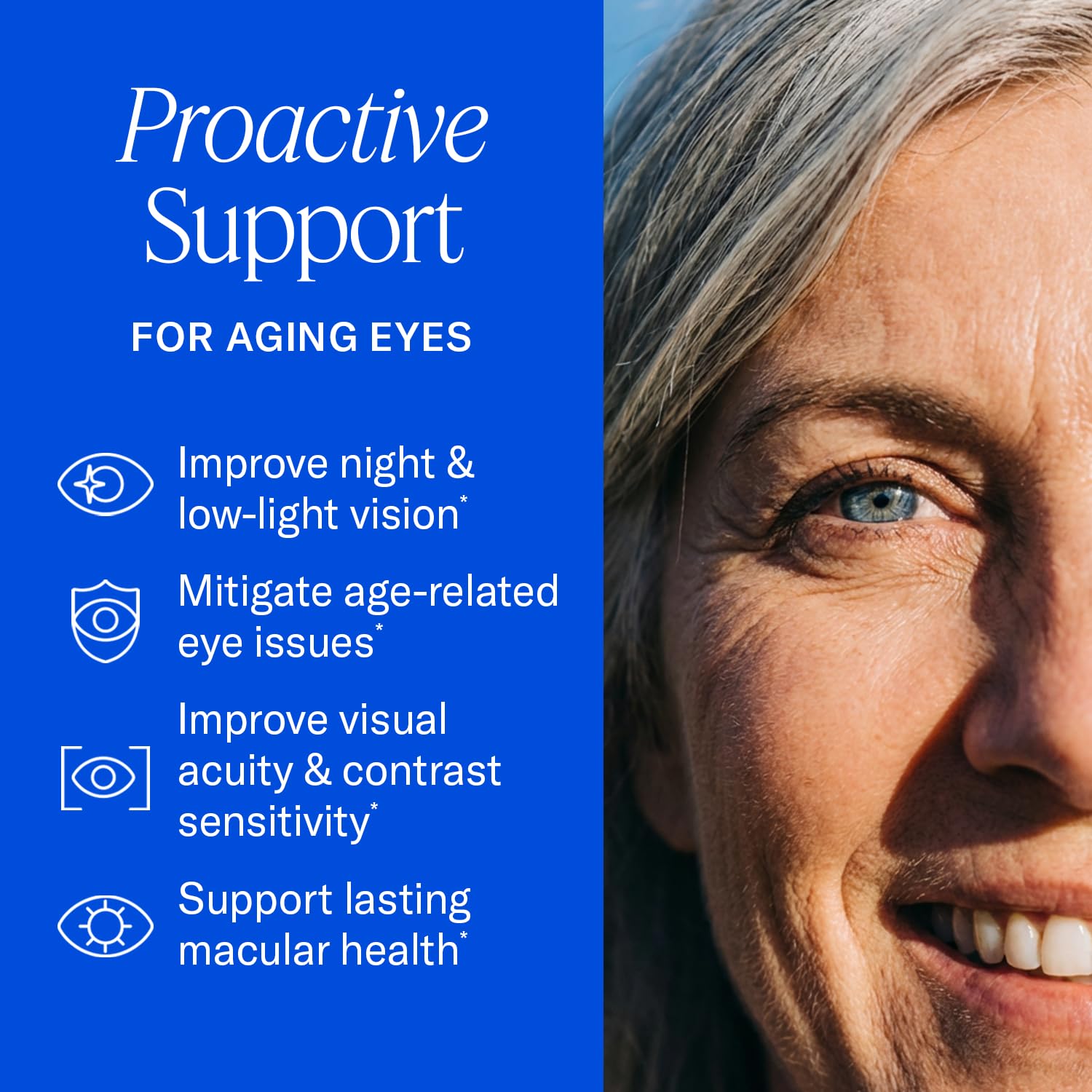 EyePromise Restore Lutein Supplement packaging side view