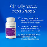 EyePromise Restore Lutein Supplement softgel bottle on table