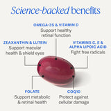 EyePromise Restore Lutein Supplement softgels in hand