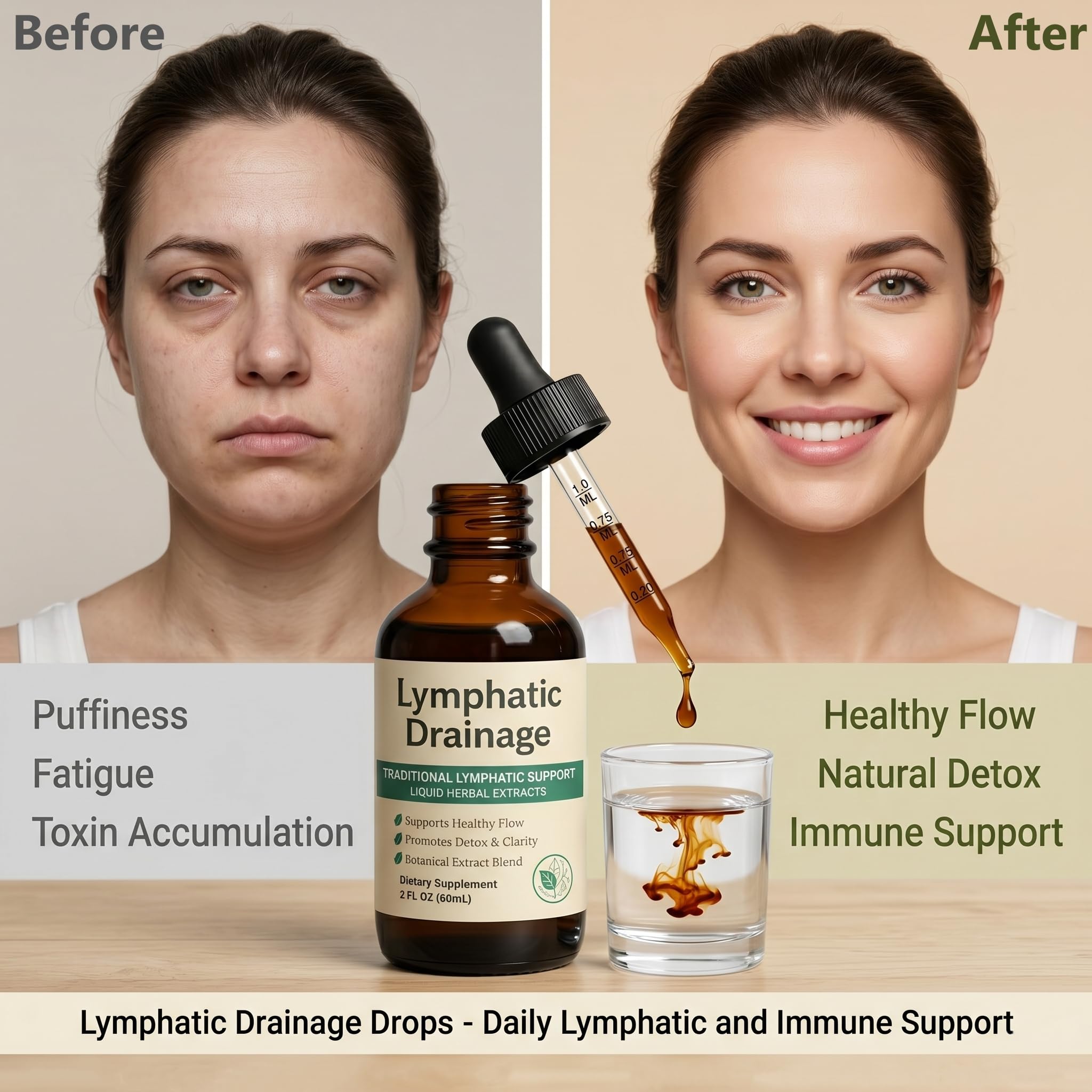 EYUTRD Herbal Lymphatic Support Drops 100g lifestyle shot