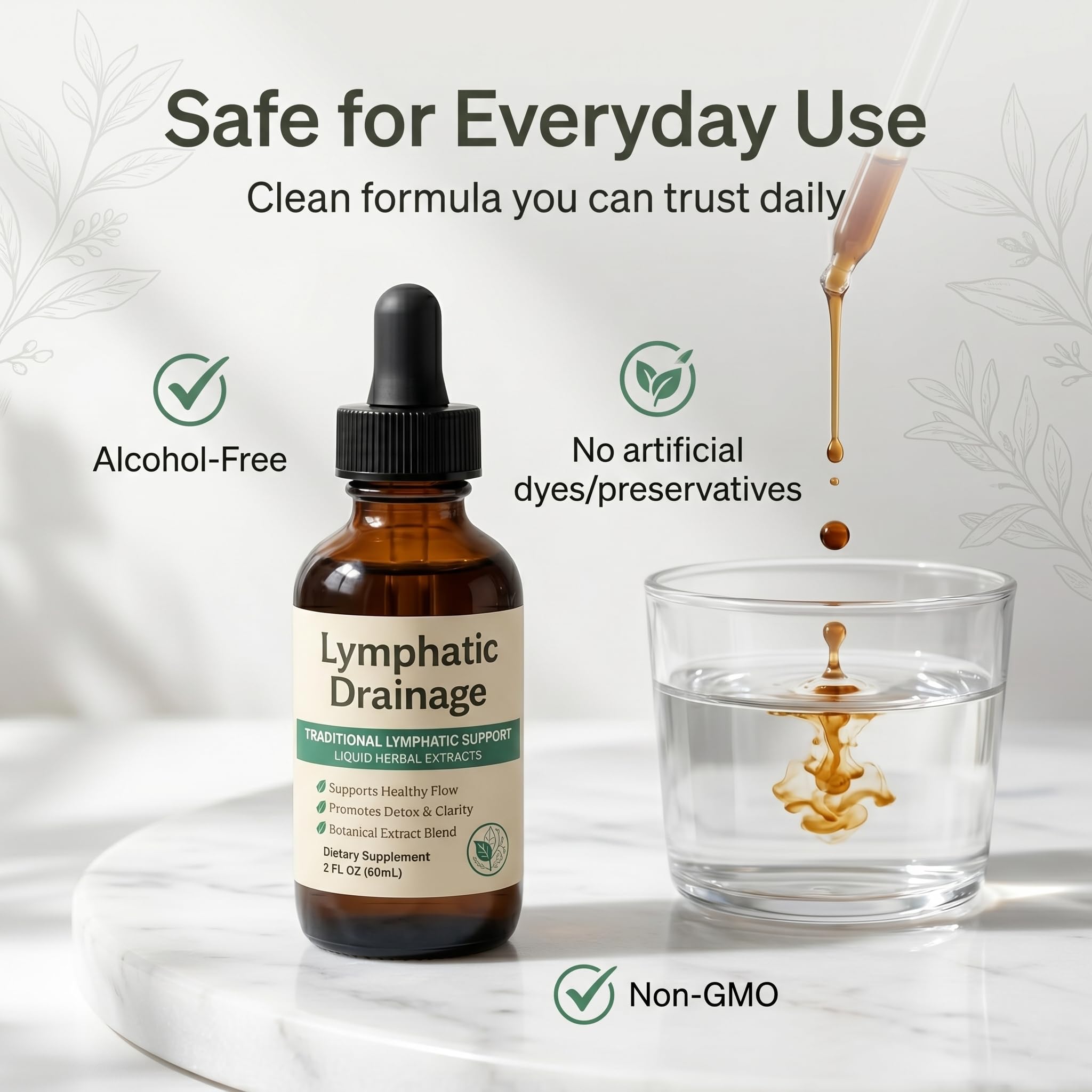 EYUTRD Herbal Lymphatic Support Drops 100g packaging