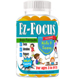 Ez-Focus Gummies for Kids 60ct bottle front view