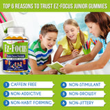 Ez-Focus Junior Gummies for Kids packaging side view