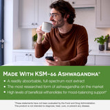 EZ Melts Ashwagandha 300 mg Peppermint Chill tablet on a table