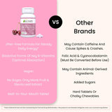 EZ Melts B-Complex Vitamin Supplement back view