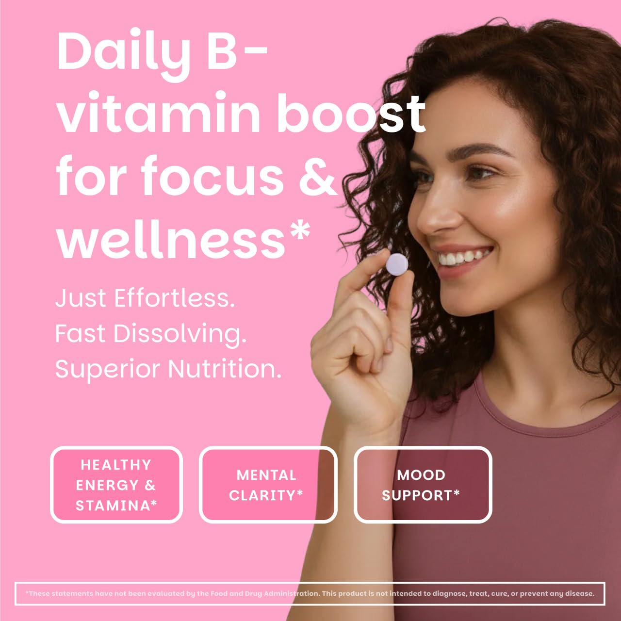 EZ Melts B-Complex Vitamin Supplement packaging