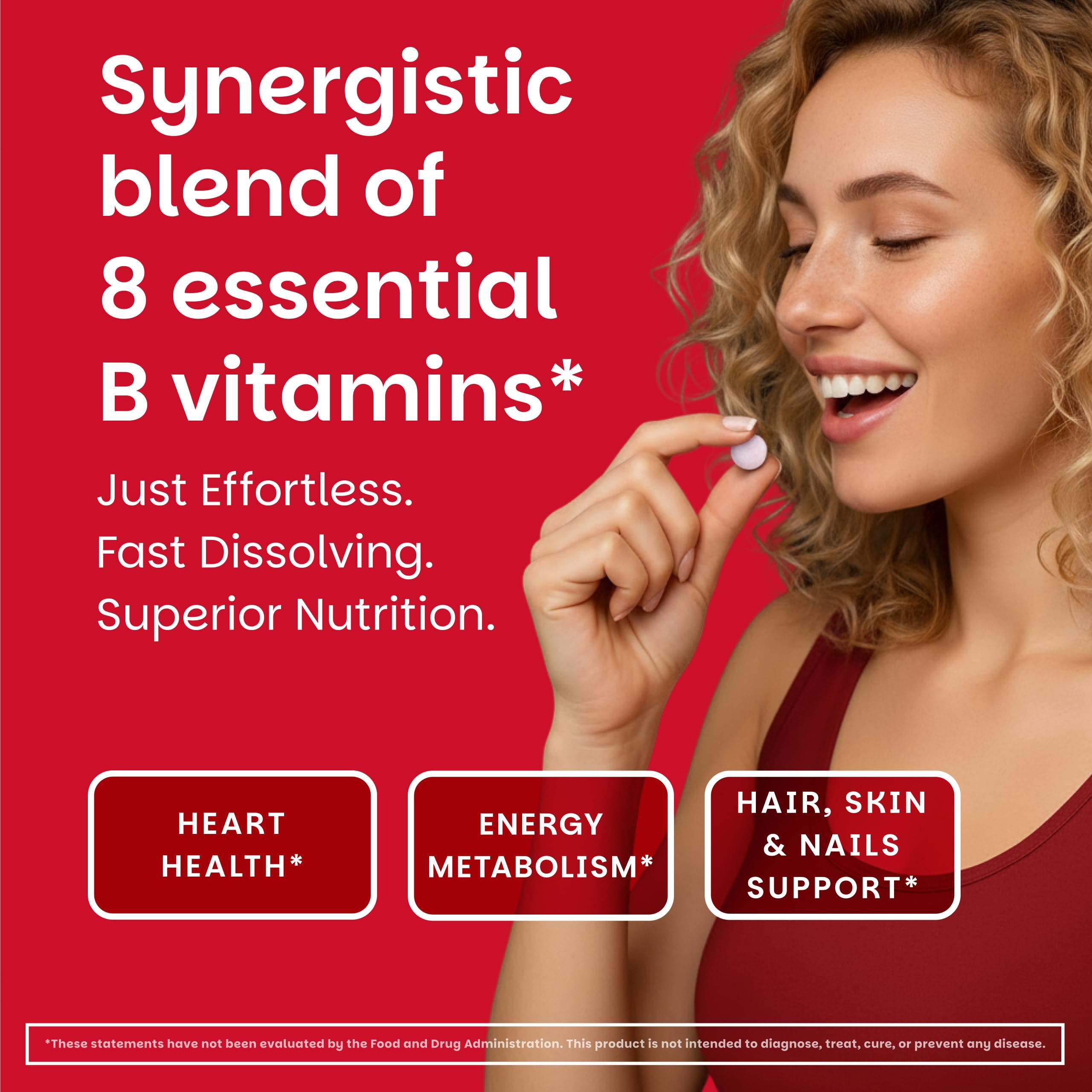 EZ Melts B-Complex Vitamins 109g nutritional information