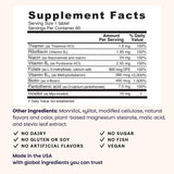 EZ Melts B-Complex Vitamins 109g strawberry swirl flavour