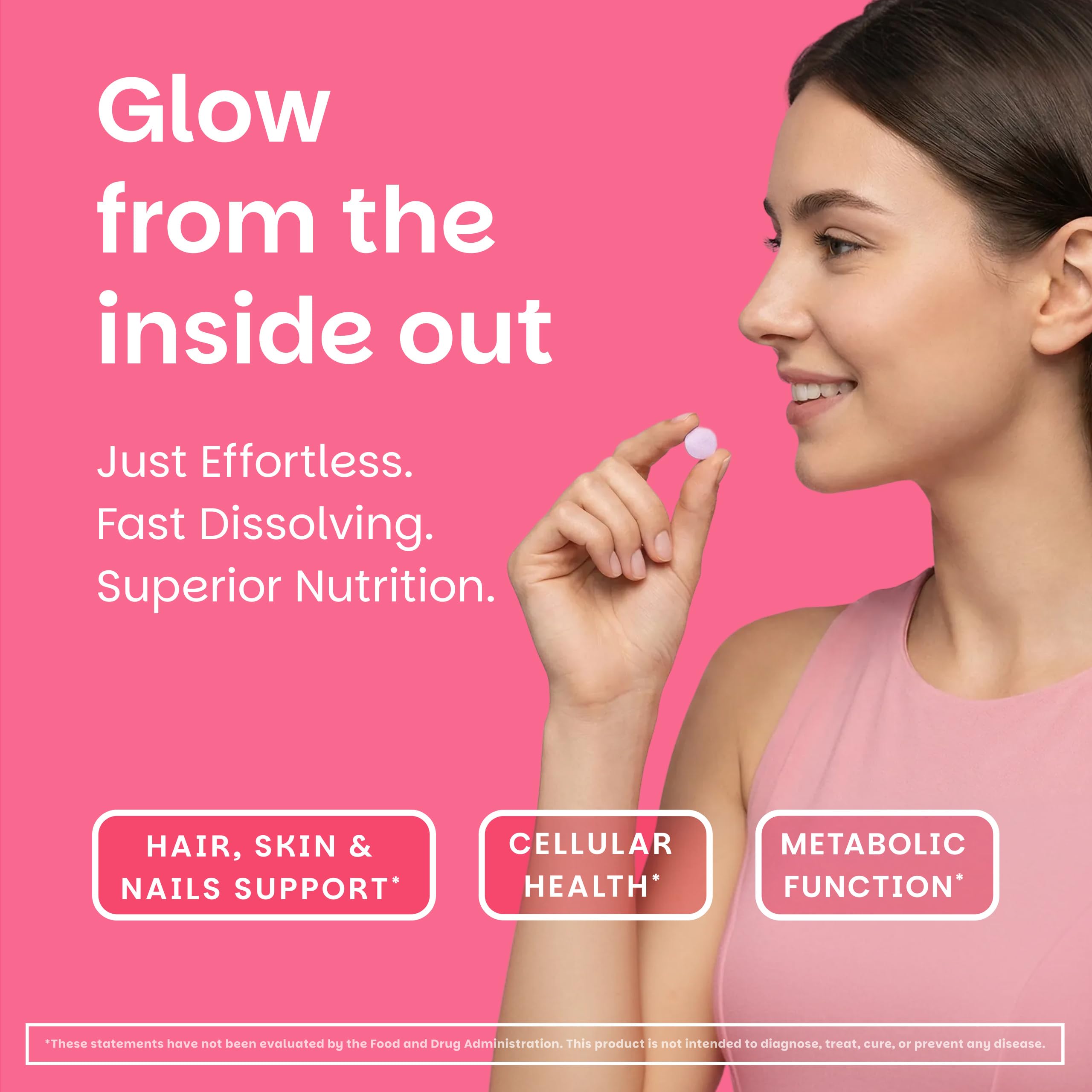 EZ Melts Biotin 5000 mcg supplement packaging