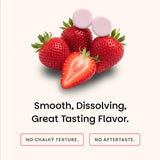 EZ Melts Biotin 5000 mcg supplement with a glass of water