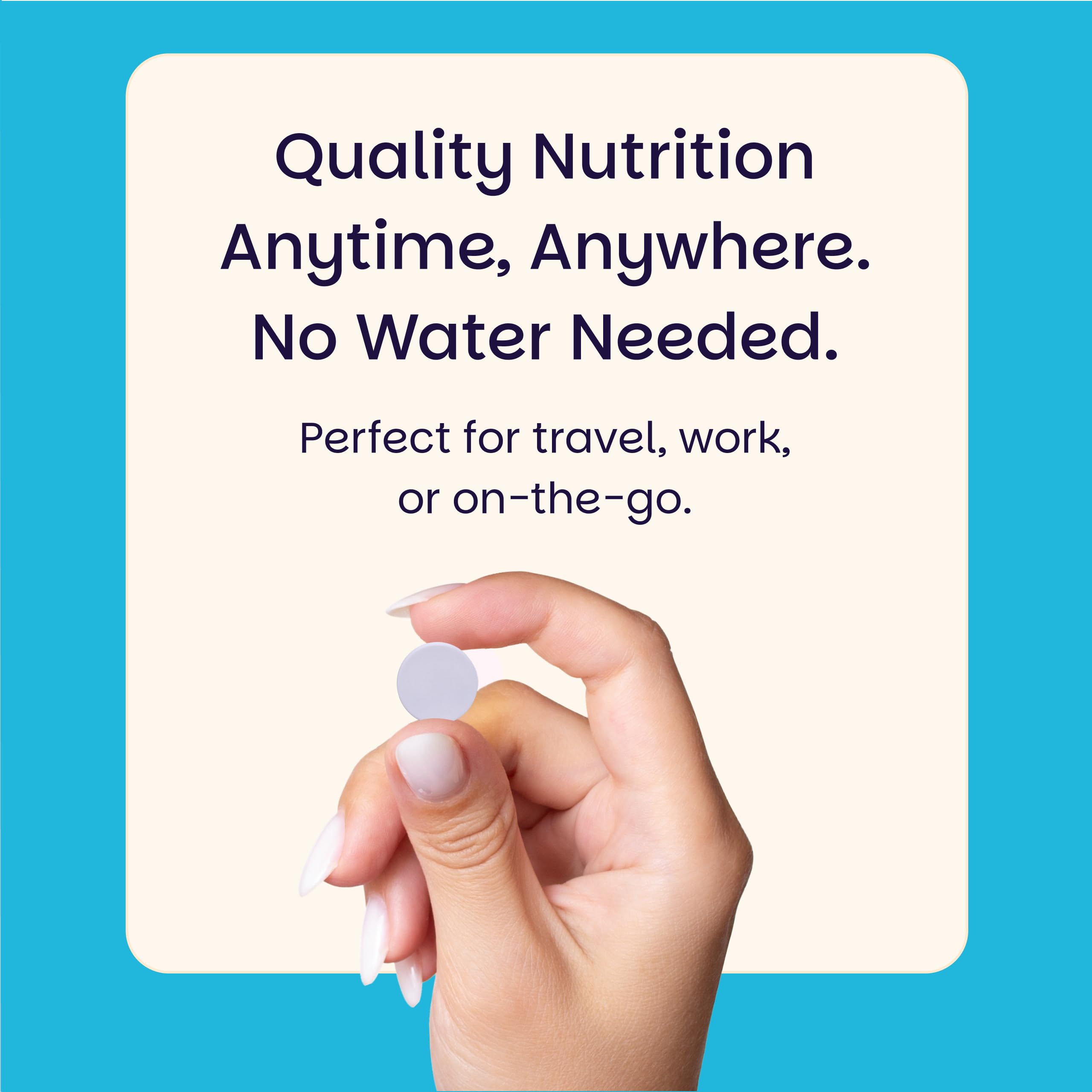 EZ Melts Calcium & Magnesium Supplement open packaging with tablets visible